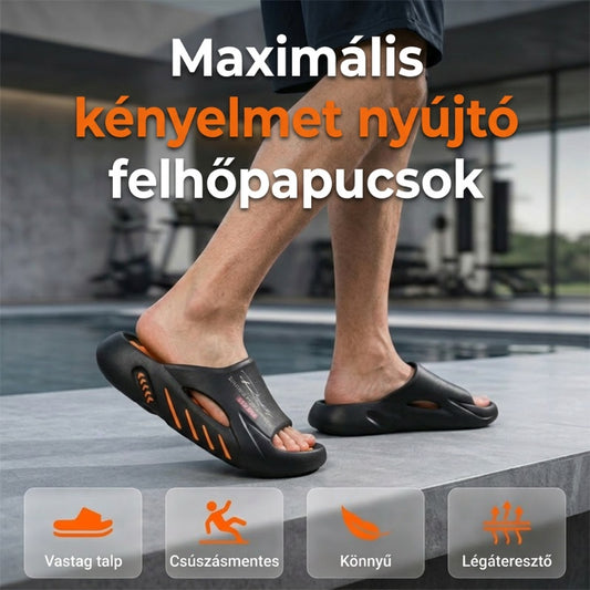 Felhőalakú házi papucs – Csúszásmentes talp, vastag, puha habszivacs【✨ utánvét】