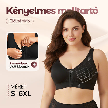 【✨ 1 + 1 ingyenes】Női merevítő nélküli, elölről záródó melltartó