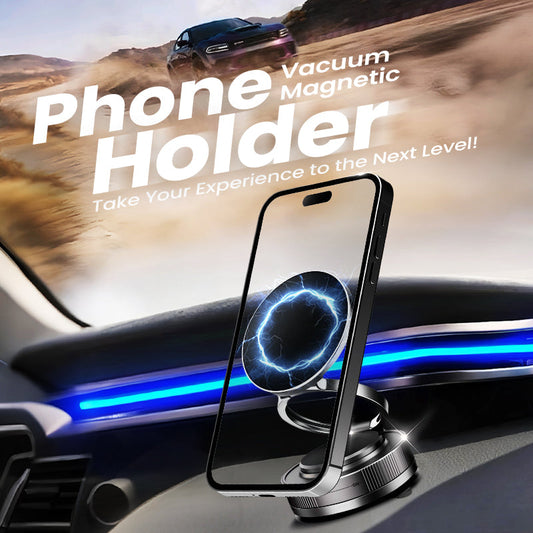 🔥360°-ban állítható vákuumos mágneses telefontartó
