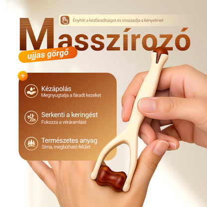 ✋ Természetes kőből készült, többfunkciós ujjmasszírozó | Enyhíti az ujjak merevségét és fáradtságát