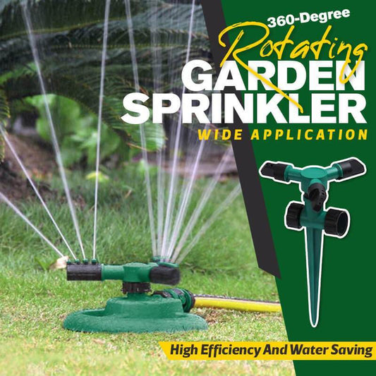 🌿💧 360°-os, minden szögből hatékony, teljesen automatikus forgó öntöző