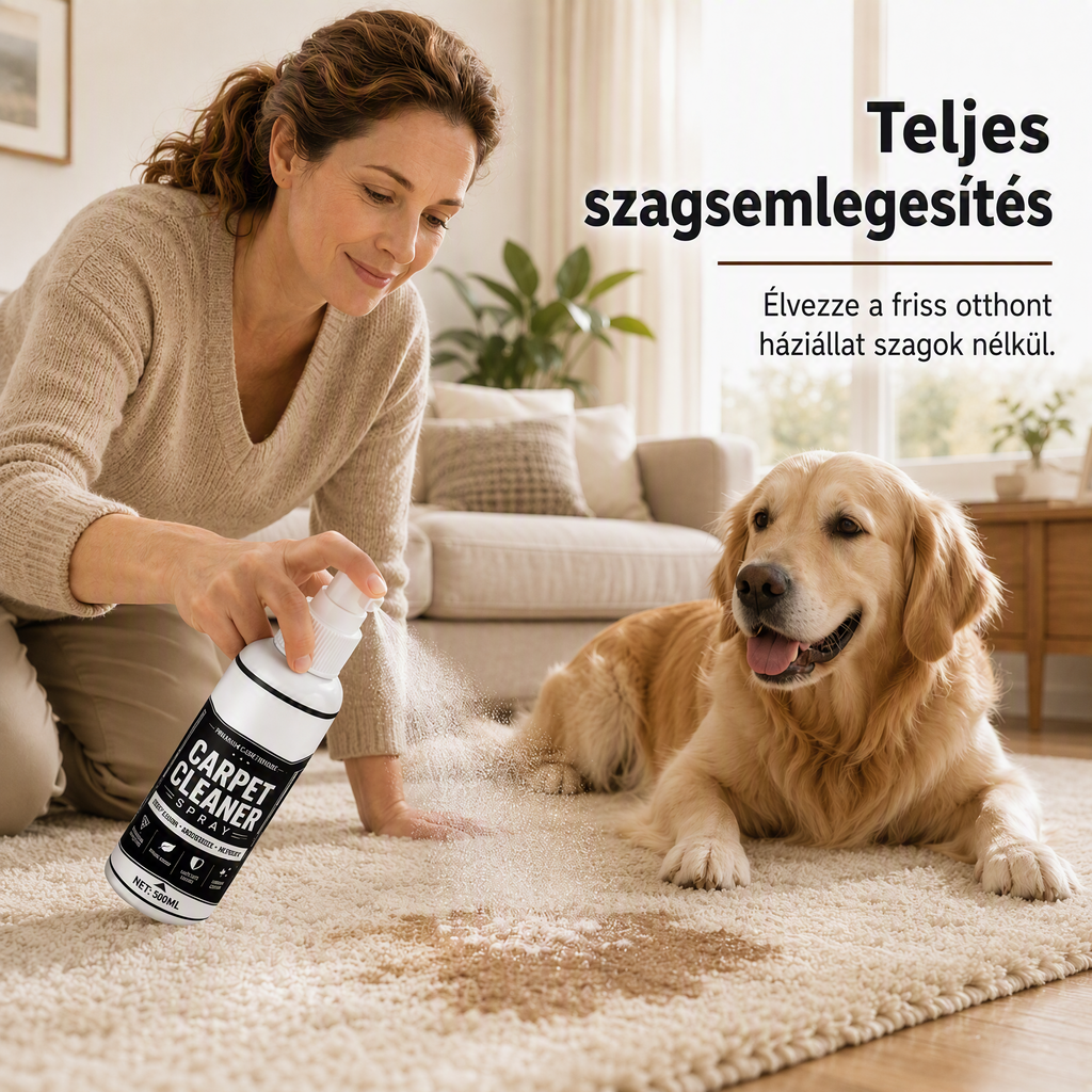 🧼Többfunkciós szőnyegtisztító, vízmentes habos típus | Mélyreható szennyeződés- és szageltávolítás