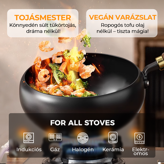 🍳 Bevonatmentes, tapadásmentes háztartási serpenyő【✨ Utánvétes fizetés, visszatérítés lehetséges】