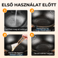 Bevonat nélküli vastag vaslábas