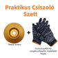 Asztalos csiszolótárcsa – sarokcsiszolóhoz, késélezés és polírozás egyben 💰 Utánvéttel