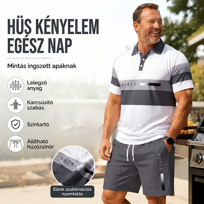 👔 Nyári prémium férfi kétrészes öltöny – divatos megjelenés, kivételes kényelem