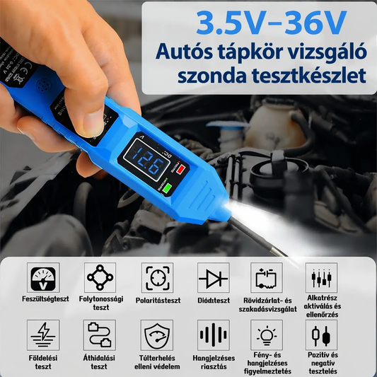 🔌Autóelektronikai diagnosztikai mérőfej-tesztelő készülék