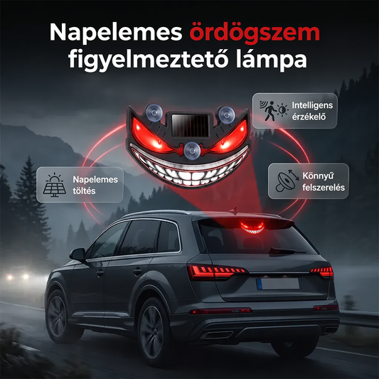 ⚡ „Ördögszem” animált hátsó ablakvilágítás | Színes, villogó hangulatvilágítás