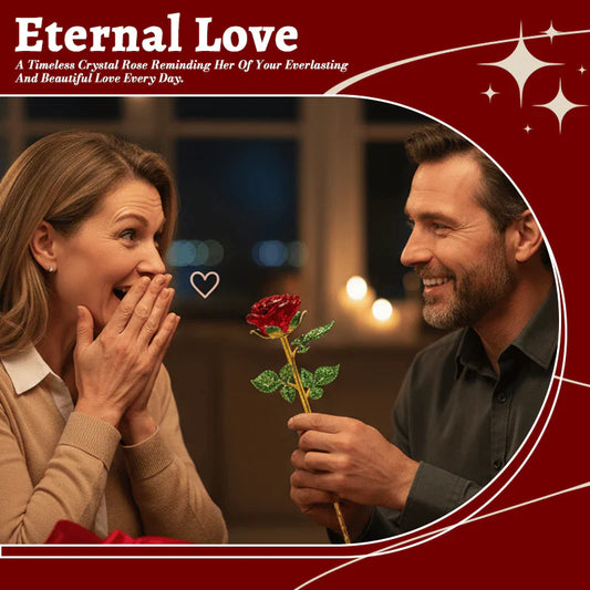 Kreatív dekoráció Kristály romantikus rózsa