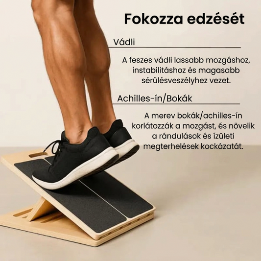 Állítható fa ferde deszka borjú nyújtáshoz