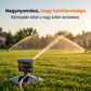 🌊 Automatikus kerti öntözőrendszer, 300 m²-es lefedettség