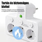 Okos tápkábeles kiegészítő USB-portokkal (EU dugó)