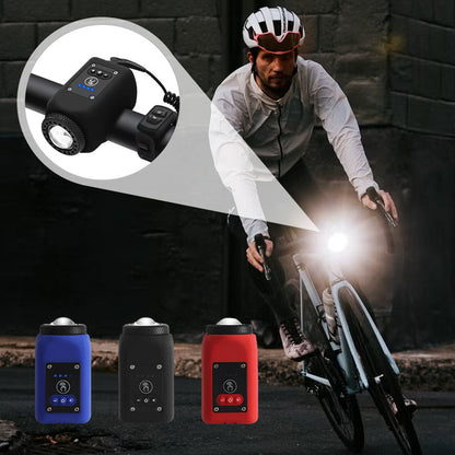 🚲 Külső kerékpárlámpa + csengő 2 az 1-ben【✨ Utánvétes fizetés】