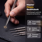 ⌚ Antisztatikus fogantyú és 0,8 mm-es mikrocsúcs – precízen kezeli a kényes óraszerkezeteket – PRO 72 darabos órajavító készlet – Utánvéttel! 🔧