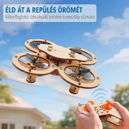 ✈️⚡ Fa összeállítható távirányítású repülőgép, drónmodell