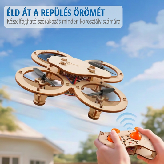 ✈️⚡ Fa összeállítható távirányítású repülőgép, drónmodell