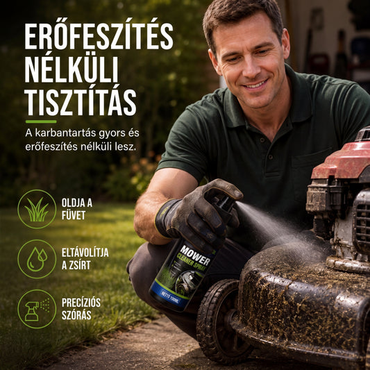 🚜 Erős fűnyíró-tisztítószer és zsírtalanító 🌿🛠️