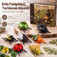 🐞 Felhúzható, szárnyas rovarokat ábrázoló szimulációs játékkészlet oktatókártyákkal