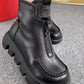 👢 Meleg retro stílusú női rövid csizma PU bőrből