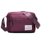 Női többzsebes crossbody táska cipzárral