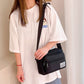 Női többzsebes crossbody táska cipzárral