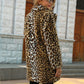 🔥 Divatos Leopard Lapel Faux Fur téli kabát nőknek