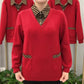 【M->4XL】Prémium női felsők kockás gallérral