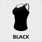 Női légáteresztő kényelmes tank top - melltartó béléssel