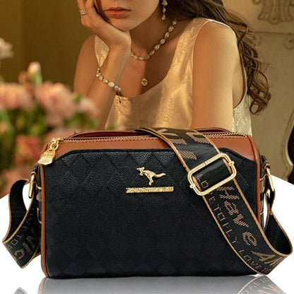 Prémium háromrétegű gyémánt mintás divatos crossbody táska