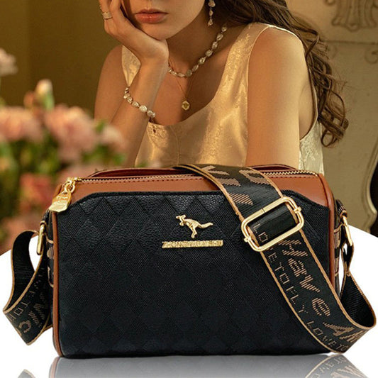 Prémium háromrétegű gyémánt mintás divatos crossbody táska