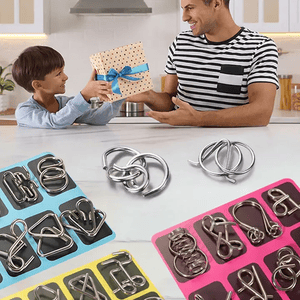 Oktatási puzzle játékok IQ játékok, fém kirakós játékok