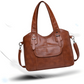Kiváló minőségű női nagy kapacitású crossbody táska puha bőrből