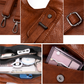 Kiváló minőségű női nagy kapacitású crossbody táska puha bőrből