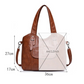 Kiváló minőségű női nagy kapacitású crossbody táska puha bőrből