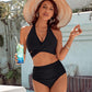 Elegáns tengerparti hát nélküli bikini szett