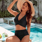 Elegáns tengerparti hát nélküli bikini szett