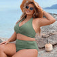 Elegáns tengerparti hát nélküli bikini szett