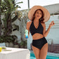 Elegáns tengerparti hát nélküli bikini szett