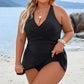 2025 Női Plus Size Halter nyakú egyrészes fürdőruha
