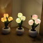 LED tulipán éjszakai lámpa virág asztali lámpa