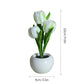 LED tulipán éjszakai lámpa virág asztali lámpa