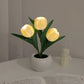 LED tulipán éjszakai lámpa virág asztali lámpa