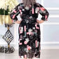 【S-4XL】🌺Női rakott Flowy ruha övvel