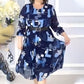 【S-4XL】🌺Női rakott Flowy ruha övvel