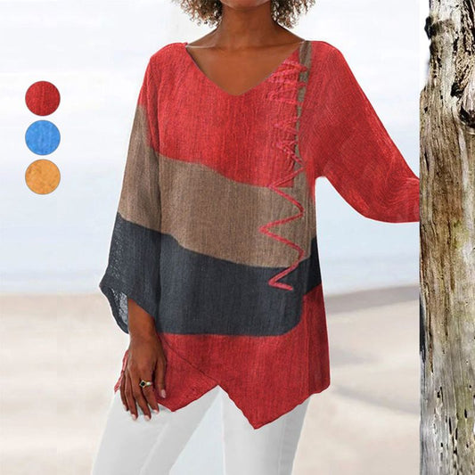 【M-4XL】🌸Női felsők természetes vászonból, klasszikus szabással