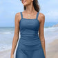 🌸Női Vintage hasi ellenőrzés két darab Tankini fürdőruhák