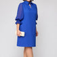 【S-4XL】👗Női elegáns egyszínű egyszínű üreges ruhák