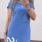 【S-4XL】👗Női alkalmi rövid ujjú laza ruhák