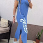 【S-4XL】👗Női alkalmi rövid ujjú laza ruhák