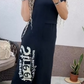 【S-4XL】👗Női alkalmi rövid ujjú laza ruhák